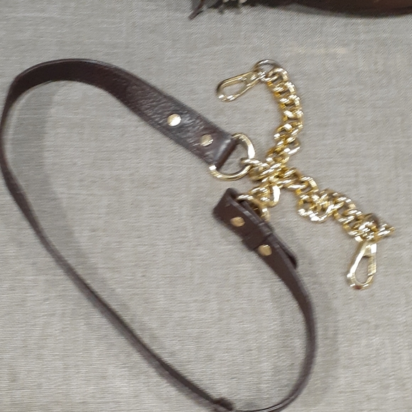 Cynthia Rowley brown  vegan leatherbrown s… - Picture 13 of 13